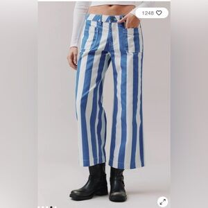 BDG Joey Striped Straight Leg Pant
